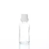 Frasco de Vidro Transparente para Óleo Essencial, Frasco com Conta-gotas de Ponta Plástica, Frasco para Essência Cosmética, Frasco para Amostra de Teste, Frasco Reabastecível, Transfronteiriço