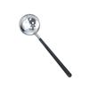 Estilo japonês de madeira punho sopa colher Colander aço inoxidável Sopa shell 304 espessado calor isolado Malatang Ramen Hot Pot Long Handle Spoon