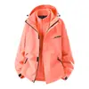 Chaqueta 3 en 1 personalizable con logo transfronterizo para hombre y mujer, chaqueta impermeable para exteriores con capucha de grafeno