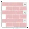 3 nuevos adhesivos de pared tridimensionales impermeables y a prueba de aceite wish venta caliente pegatinas decorativas de color sólido simple decoraciones para renovación del hogar