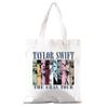 Taylor Music Swift Midnights Lista de Canciones Bolsa de Lona Impresa Bolso de Hombro Bolsa de Compras