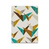 Madera Maciza Estilo Ins Estéreo Geométrico Pintura en Spray Apilado Pintura Decorativa Habitación Infantil Cama Sofá Mesita de Noche Fondo Pintura Decorativa Colgante