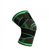 Rodilleras Deportivas Presurizadas con Correa para Atar Baloncesto Correr Ciclismo Protección de Rodilla Rodilleras Tejidas de Nailon Transpirables