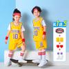 Conjunto de Uniforme de Basquete Infantil Estampado Camisa Kobe Bryant Menino Menina Estudante de Jardim de Infância Escola Primária Uniforme de Treino para Jogo Esportivo