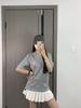 Venta Directa de Fábrica Tb Top Camiseta de Verano de Alta Gama para Mujer de Manga Corta con Bordado de Patrón Paisley y Cuello Redondo