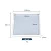 Diy Epoxi Cristal Mango base guardabarros modelo herramienta arcilla blanda molde de silicona fabricante Amazon