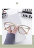 Estilo Cat-Eye Coreano de Venta Caliente Transfronterizo, Gama Alta, Adecuado para Todas las Formas de Rostro, Se Puede Combinar con Lentes de Prescripción, Estilo Americano Ultraligero, Fresco Picante y Dulce