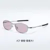 Gafas de Sol Pequeñas Estilo Espejo Estilo Europeo y Americano Ojo de Gato Uv400 para Mujer, Estilo Milenio, Moda Callejera, Se Pueden Adaptar Lentes Graduados 35055