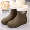 Novas Galochas da Moda Estilo Japonês para Mulheres, Galochas de Cano Curto, Sapatos de Água Baixos, Antiderrapantes, Adequados para Lavar o Carro, Fazer Compras e Uso na Cozinha, Sapatos de Borracha