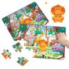 Libro de Pegatinas de Rompecabezas DIY de Galaxia Espacial para Niños de 3 a 6 Años, Pegatinas Reutilizables, Papel al por Mayor con MOQ Bajo