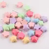 Colgante de Estrella Gruesa Estilo Macarrón con Agujero para Colgar, Colgante Grueso de Estrella de Cinco Puntas, Pulsera de Cuentas Hecha a Mano para DIY, Llavero, Adorno Colgante, Accesorio