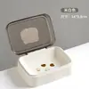 Nueva Caja de Jabón de Plástico con Tapa para Baño del Hogar, Caja de Almacenamiento con Drenaje, Universal para Hotel Dormitorio, Caja de Jabón para Lavandería