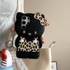 Funda Popular de Silicona con Estampado de Leopardo y Gato KT para Teléfono Móvil Samsung S25/24Ultra S23/22Plus Exportación a