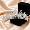 Corona de Novia Transfronteriza Europea y Americana Pasador de Boda al por Mayor Corona de Tocados de Novia Diadema de Cumpleaños para Niñas Accesorios para el Cabello