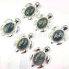 Colgante de Tortuga de Aleación de Gema de Cristal Natural Joyería Europa y Estados Unidos Comercio Electrónico Transfronterizo Suministro al por Mayor de Comercio Exterior