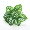 Flores Artificiales Plantas Verdes Plantas de Simulación Plantas en Maceta Arreglo Floral Hojas Decoración de Pared Pared de Plantas Paisajismo Hojas Verdes Chlorophytum Hojas de Monstera