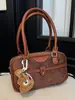Bolso Cruzado Retro Casual Transfronterizo 2025 Nuevo Moda Maillard Versátil Bolso Cruzado Estilo Coreano Bolso de Gama Alta para Mujer