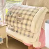 Manta de Vellón de Leche Manta para Siesta en la Oficina Cubierta Gruesa Flocada Cubierta de Sofá para Cama Lavable a Máquina Lavable al Agua