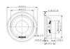 Altavoz Magnético Interno de Borde de PU de 40 mm con Borde de Suspensión de 53 mm, Altavoz Bluetooth de Rango Completo de 8 Ohm 5W, Altavoz de Rango Completo de Alta Fidelidad