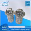 Elemento filtrante de óleo tipo cesto, filtro de aço inoxidável, filtragem de precisão, resistente a altas temperaturas, cesto de boca plana, elemento filtrante dobrável