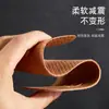 Plantillas de Cuero Genuino de Verano Desodorantes para Hombre y Mujer Absorbentes de Sudor Transpirables Tapetes de Cuero para Zapatos Deportivos Plantillas de Cuero de Vaca y Piel de Cerdo