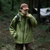 Jaqueta masculina Enbu, novidade de outono estilo workwear americano, marca da moda, jaqueta versátil casual solta para homens