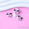 Linda mini cara de muñeca de dibujos animados joyería para uñas tridimensional castor oso perro resina pequeños accesorios accesorios para uñas venta al por mayor