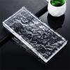 Ladrillo de Vidrio Super Blanco Ladrillo de Cristal Transparente Cuadrado Pared Divisoria Baño Internet Rojo Arte Sólido Hueco Patrón de Hielo