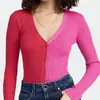 Suéter Cardigan de Punto con Cuello en V para Mujer, Fábrica de Lana de Dalian, Producción de Pedido de Amazon, Hecho a Medida, Ver Imagen para el Diseño, Adelgazante para el Trabajo