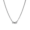 Collar Minimalista Circular con Perlas y Pedrería para Hombres y Mujeres, Diseño de Nicho, Moderno y Único, Cadena Clavicular Choker Hip-Hop de Lujo Ligero