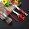 Conjunto de Tesouras Pinça para Churrasco de Aço Inoxidável Tesouras de Cozinha Coreana Tesouras de Cozinha Tesouras Domésticas para Bife Conjunto para Churrasco