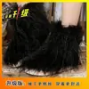 Moda Talla Grande Botas para Mujer Zapatos de Algodón Botas Casuales de Invierno 2025 Invierno Nuevas Planas Tacón Plano Cálidas Botas Cortas para Nieve