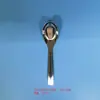 Cuchara de Acero Inoxidable 316L con Fondo Plano para Uso Doméstico, Cuchara y Tenedor de Mesa, Cuchara Profunda para Sopa, Cuchara para Niños, Cuchara Redonda Profunda para Comer Gachas