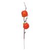 Venta directa transfronteriza simulación 2 granada 2 rama de caqui rica decoración de flores de fruto accesorios en stock lote