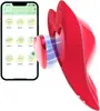 Vibrador Vestível Coração Vermelho para Mulheres, Vibrador com Controle Remoto para Casais, Brinquedo Sexual Vestível Invisível para Flertar