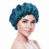 Amazon Venta Caliente Transfronteriza Comercio Exterior Pañuelo para la Cabeza Sedas y Satines Sombrero de Belleza Sombrero para el Cuidado del Cabello Hombres y Mujeres Satén de Seda Artificial Gorro de Noche