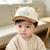 Gorra de Borde Suave con Pico de Pato para Niños HiHello Oreja de Oso Gorra de Béisbol para Bebés Sombrilla para Niños Primavera y Otoño
