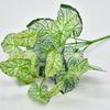 Fabricante Original, Plantas Artificiais, Flores Artificiais de Plástico, Acessórios para Parede de Plantas, Folhas com Sensação Colada, Folhas de Tartaruga, Rabanete Verde