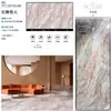 Pared de Fondo de TV de Piedra Sinterizada 1200x2700 Encimera de Piedra Sinterizada Baldosa de Mármol Blanco Veta Continua Piedra Sinterizada al por Mayor