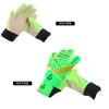 613 Luvas de Goleiro de Futebol Infantis Látex Dupla Face com Proteção para os Dedos Fabricante Profissional de Luvas de Goleiro Atacado