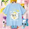 Adorable y Linda Camiseta de Manga Corta para Niñas, Top de Algodón Puro con Dibujos Animados Lindos de Starlight, Camiseta Básica Casual de Verano para Niñas Pequeñas