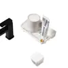 Caixa de Armazenamento para Toalhas de Rosto, Cesto de Reciclagem para Papel Toalha Usado, Balde de Armazenamento Montado na Parede, Suporte de Armazenamento, Cesto de Armazenamento Secundário, Dreno