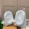 Mochila Ligera Simple de Color Sólido Casual Combinable para Estudiante Universitario Bolsa de Clase Mochila Escolar Estilo para Salidas de Mujeres Mochila para Estudiante de Secundaria