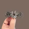 Pinza Lateral Simple Flequillo Pinza Corea del Sur Nueva Flor Completa de Diamante Exquisito Tocado Elegante Moda Pinza de Primavera