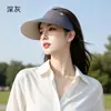 Sombrero de Sol de una Pieza con Parte Superior Hueca para Mujer 2026 Verano Nuevo Deportes al Aire Libre Ligero Plegable Sombrero de Sol Sombrero de Sol