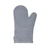 Guantes de Horno en Stock Engrosados Antideslizantes Largos de Cocina para el Hogar Microondas de Dos Dedos de Silicona Guantes Antiescaldaduras