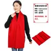 Cachecol vermelho reunião anual logo personalizado outono e inverno cachecol de cashmere vermelho cachecol de inverno atacado caixa de presente xale quente