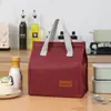 Bolsa de Comida Catiónica Más Vendida en Amazon Bolsa Portátil para Lonchera Bolsa de Tela Oxford para Lonchera con Aislamiento Bolsa Portátil para Picnic