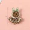 Nuevo Clip de Borde de Felpa Estilo Coreano de Invierno Corazón Perla Orejas de Conejo Accesorios para el Cabello Ropa Bolsos Accesorios DIY Accesorios al por Mayor