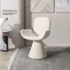 Silla de Manicura para Salón de Belleza, Silla con Respaldo, Silla de Mesa de Comedor, Tocador de Lujo Ligero, Silla de Maquillaje Giratoria Simple Moderna para Dormitorio